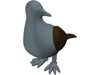 Pigeon 3D Model preview