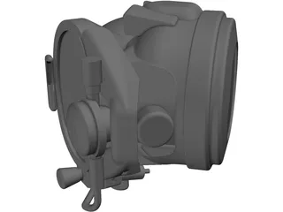 Diving Helmet 3D Model preview