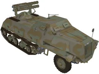 Panzerwerfer 42 3D Model preview