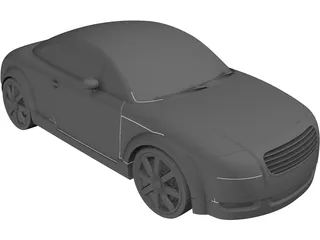 Audi TT 3D Model preview