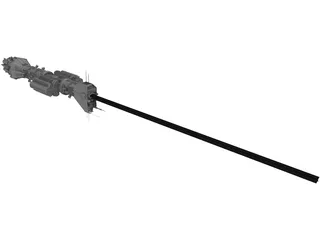 Babylon 5 Omega Class Destroyer 3D Model preview