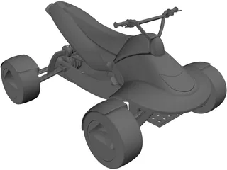 Quad Concept 3D Model preview