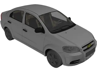 Chevrolet Aveo 3D Model preview