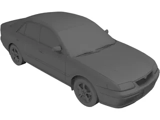 Mazda 626 GF 3D Model preview