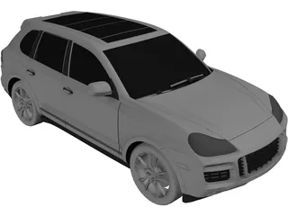 Porsche Cayenne (2007) 3D Model preview