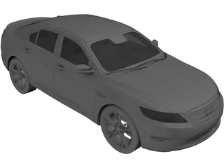 Ford Taurus (2010) 3D Model preview