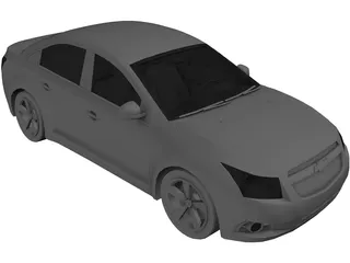 Chevrolet Cruze (2010) 3D Model preview