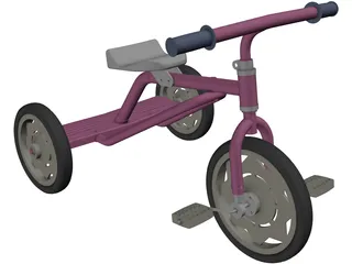 Tricycle 3D Model preview
