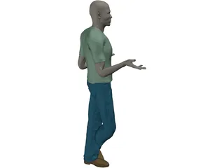 Man 3D Model preview
