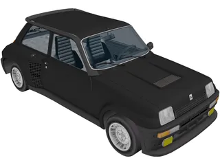 Renault 5 3D Model preview