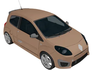 Renault Twingo (2010) 3D Model preview