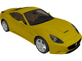 Ferrari California 3D Model preview