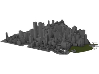 Lower Manhattan 3D Model preview