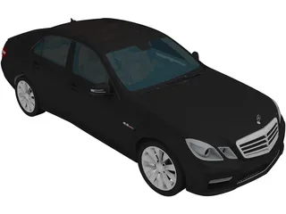 Mercedes-Benz E-Class 63 AMG (W212) 3D Model preview