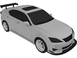 Lexus IS350 (2006) 3D Model preview