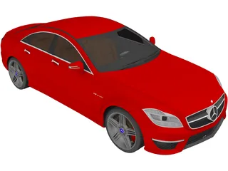 Mercedes-Benz CLS63 AMG 3D Model preview