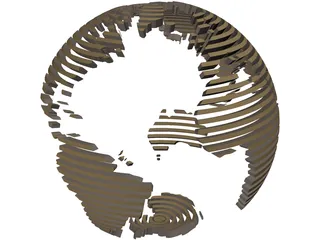 Earth 3D Model preview