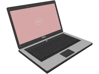 Dell Inspiron Laptop 3D Model preview