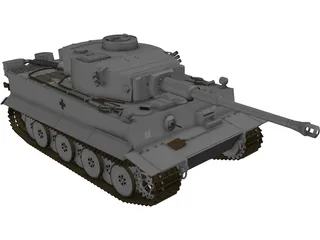 Tiger 3D Model preview