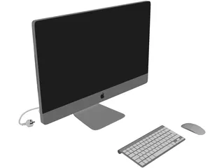 Apple iMac 27 inch 3D Model preview