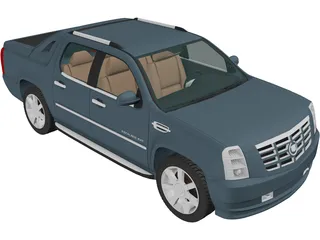 Cadillac Escalade EXT (2007) 3D Model preview