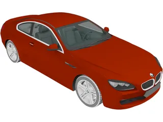 BMW 640i (2011) 3D Model preview