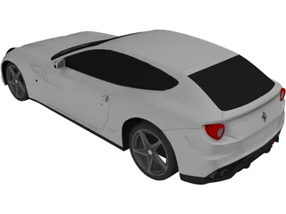 Ferrari FF 3D Model preview