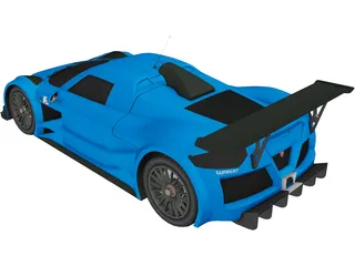 Gumpert Apollo Sport 3D Model preview