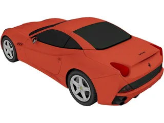 Ferrari California 3D Model preview