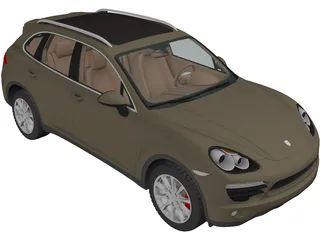 Porsche Cayenne (2011) 3D Model preview