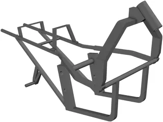 Suzuki Katana 600 Frame 3D Model preview