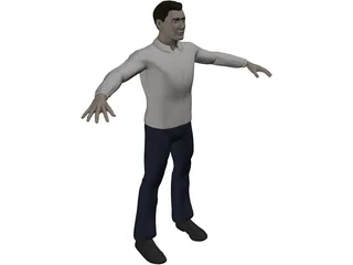 Man 3D Model preview