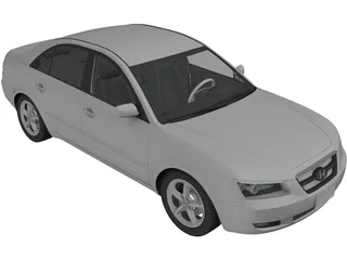 Hyundai Sonata (2007) 3D Model preview