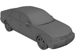 Cadillac CTS (2002) 3D Model preview