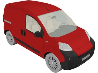Citroen Nemo (2010) 3D Model preview