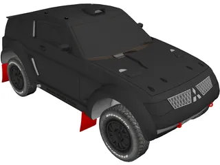 Mitsubishi Pajero EVO MPR11 3D Model preview