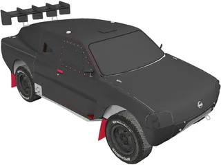 Nissan Pickup Dakar 3D Model preview