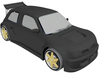 Nissan Micra GTR 3D Model preview