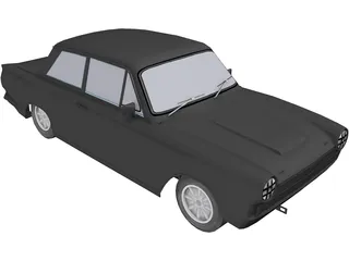 Lotus Cortina GT 3D Model preview