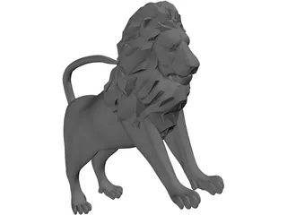Lion 3D Model preview