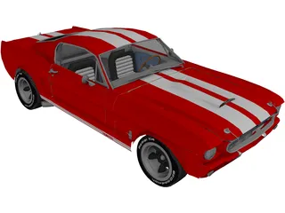 Ford Mustang Fastback (1965) 3D Model preview