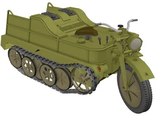 Sd Kfz 2 NSU 3D Model preview