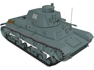 Panzer 35 3D Model preview