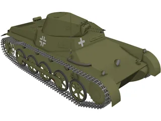 Panzer I 3D Model preview