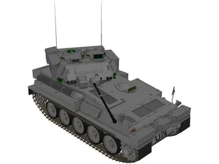FV 107 3D Model preview