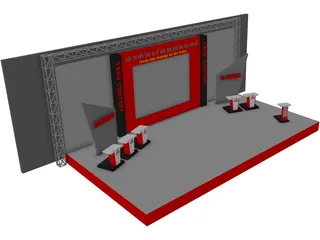 Stage 3D Model preview
