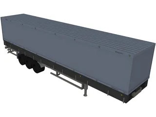 Trailer 3D Model preview