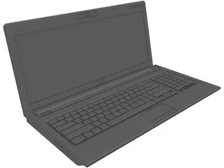 HP Laptop Pavilion dv6 3D Model preview