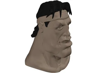 Face 3D Model preview