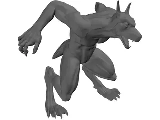 Werewolf 3D Model preview